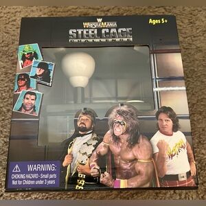 WWE WrestleMania Steel Cage plug and play video game New